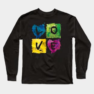 Love Hearts Long Sleeve T-Shirt